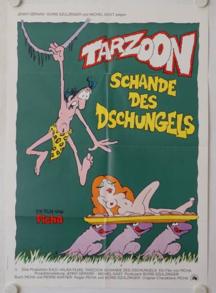 Tarzoon Schande des Dschungels originales deutsches Filmplakat